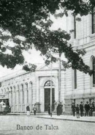 Frontis del Edificio del Banco de Talca