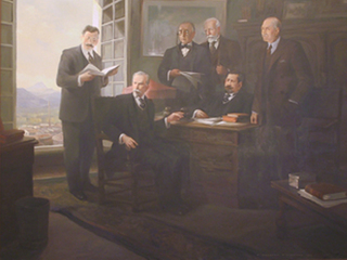 Primer directorio de la Compañía Chilena de Fósforos