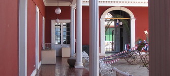 Pasillo patio del Museo Regional de Atacama.