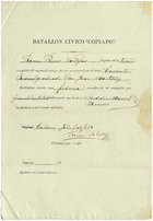 Batallón cívico "Copiapó"