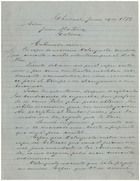 Carta de A. M. López al comandante Juan Martínez