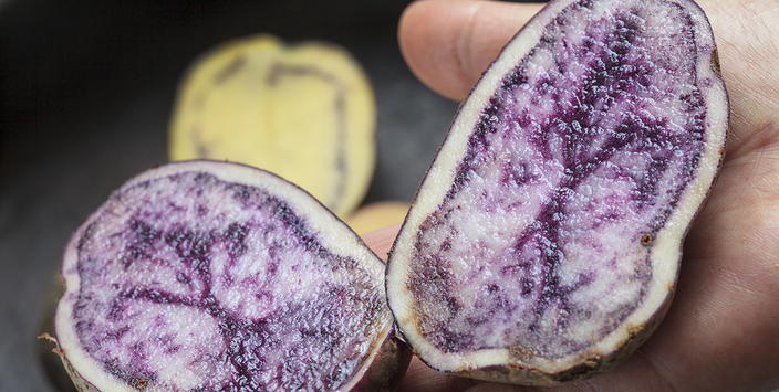 Papas variedad murta y camota