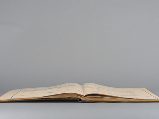 Libro abierto después del tratamiento