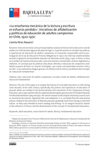 «La enseñanza mecánica de la lectura y escritura es esfuerzo perdido». Iniciativas de alfabetización y políticas de educación de adultos campesinos en Chile, 1920-1970