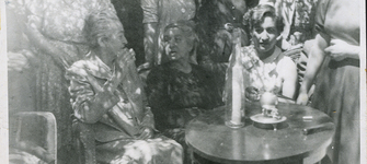 Mistral junto a Nelly Hernández en Vicuña, 1954