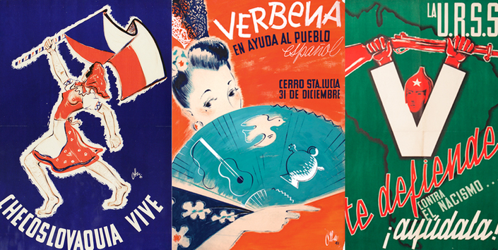 Afiches elaborados por Francisco Otta