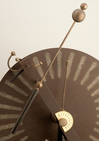 Máquina electrostática de Wimshurst (detalle)