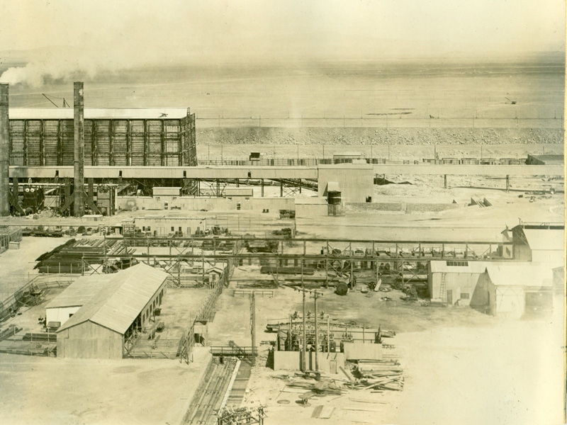 Vista panorámica de la oficina Pedro de Valdivia. 1931. Colección histórica-Patrimonial. Museo de Antofagasta Vista panorámica de la oficina Pedro de Valdivia. 1931. Colección histórica-Patrimonial. Museo de Antofagasta