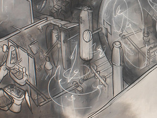 Detalle, Roberto Matta. Fango original...