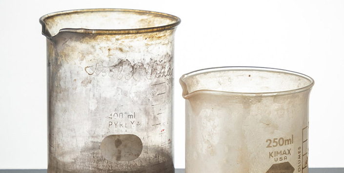 Vasos precipitados de laboratorio