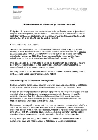 Respuestas a consultas FMIM 2021