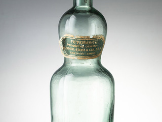 Botella de licor de menta Pippermint
