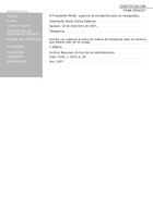 Eastman, Carlos, intendente titular. Al Presidente Pedro Montt: urgencia de transporte para los huelguistas. Iquique, 19 de diciembre de 1907. Archivo de la Administración, Clan; mint; v. 3274, p. 59. 2 pp.