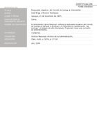 Brigg, José y Rodríguez, Nicanor. Respuesta negativa del Comité de Huelga al intendente de la provincia. 21 de diciembre de 1907. Archivo de la Administración, Clan; mint; v. 3274, pp. 17-18. 3 pp.