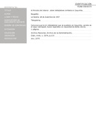 Reygadas. Al ministro del Interior: sobre trabajadores arribados a Coquimbo. La Serena, 28 de diciembre de 1907.  Archivo de la Administración, Clan; mint; v. 3274, p. 133. 2 pp.