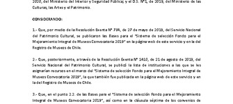 Modifica plazos de ejecución proyectos FMIM 2019