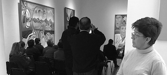 Acreditación de los asistentes al seminario de Derechos Humanos en La Serena.