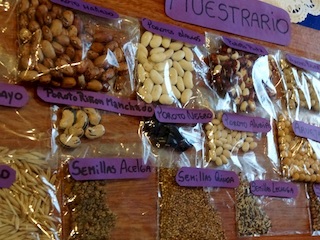 Muestrario de semillas