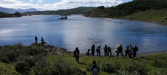 Salida a terreno, Bahía Mejillones (Isla Navarino).