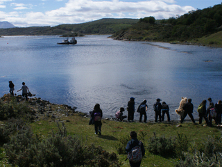 Salida a terreno, Bahía Mejillones (Isla Navarino).