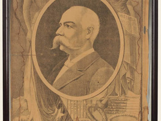 Retrato de Benjamín Vicuña Mackenna en el periódico "El Padre Padilla"