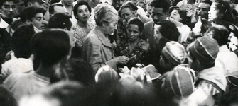 Recepción de Gabriela Mistral en Vicuña, 1954.