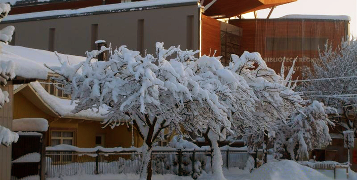 Fachada Biblioteca Regional de Aysén
