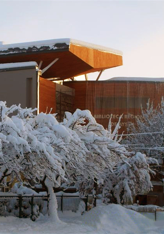 Fachada Biblioteca Regional de Aysén