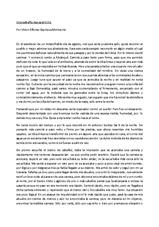 Una extraña des-aparición