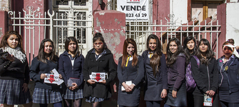 Trabajo grupal por los alrededores del Museo