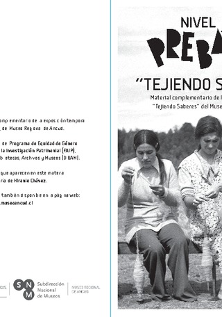 Material Educativo Tejiendo Saberes, Nivel Pre-Básica