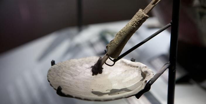 Pieza en exhibición