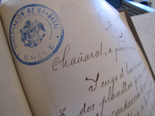 Oficio de Intendente de Atacama a gobernador de Chañaral