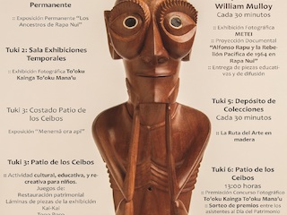 Afiche del Día del Patrimonio Cultural Rapa Nui