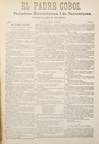 El Padre Cobos. Santiago, 18 de marzo de 1876. Año II. N° 43. 4 pp.
