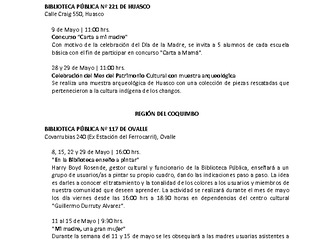 Cartelera de Mayo (Nacional)