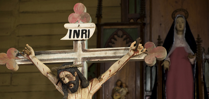 Cristo crucificado, Dalcahue.