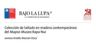 Colección de tallado en madera contemporáneo del Mapse-Museo Rapa Nui