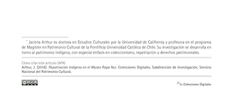 Repatriación indígena en el Museo Rapa Nui
