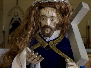 Santos silentes, objetos de la escuela Santería de Chiloé