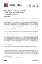 Vida cotidiana en el castillo de Niebla a través de las colecciones cerámicas y cartografías históricas