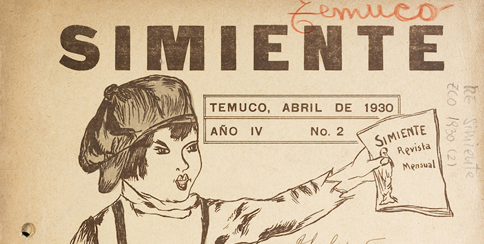 Portada Simiente, año V, n° 2 (1930)