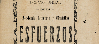Portada Esfuerzos, año I, n° 2 (1929)