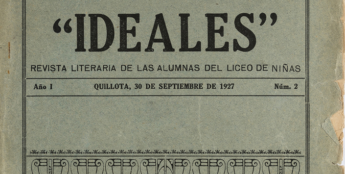 Portada Ideales, año I, n° 2 (1927)