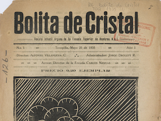 Portada Bolita de Cristal, año I, n° 1 (1934)