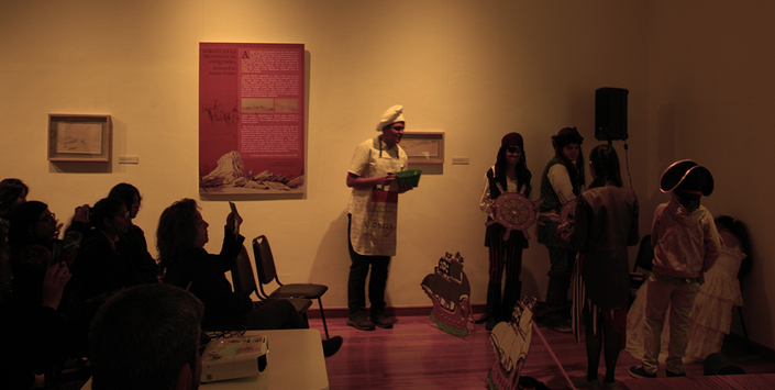 Actuación de niños del Colegio Montesori de La Serena.