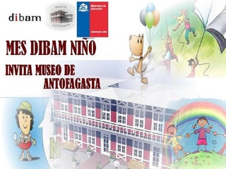 Afiche alusivo al mes Dibam Niñ@s 2013.