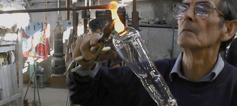 Soplado de copa en Cristal Art