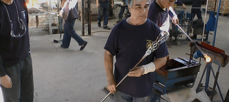 Soplado de copa en Cristal Art