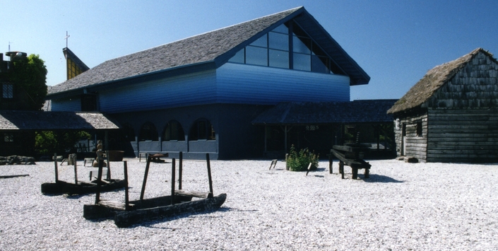 Patio interior, década de 1990